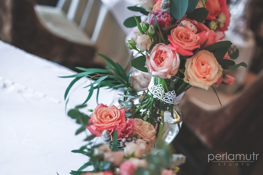 Шебби шик, Винтаж / Ретро в Ресторан / Банкетный зал от Студия декора и флористики Perlamutr studio 15