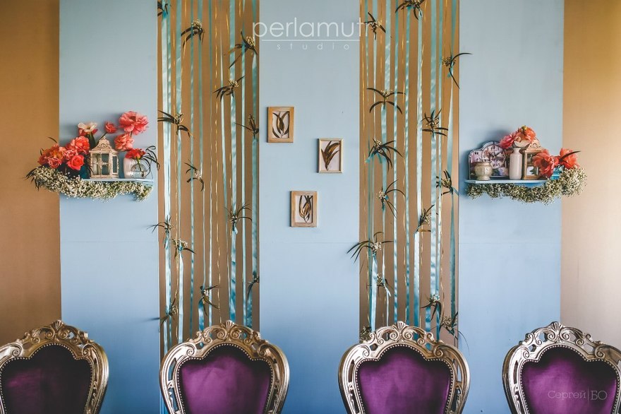 Классика, Шебби шик, Весенняя / Летняя в Ресторан / Банкетный зал от Студия декора и флористики Perlamutr studio 14