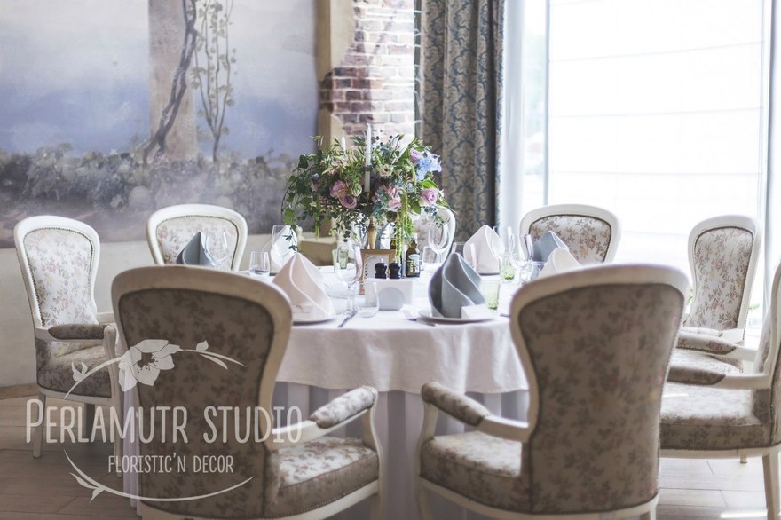 Классика, Шебби шик в Ресторан / Банкетный зал от Студия декора и флористики Perlamutr studio 9