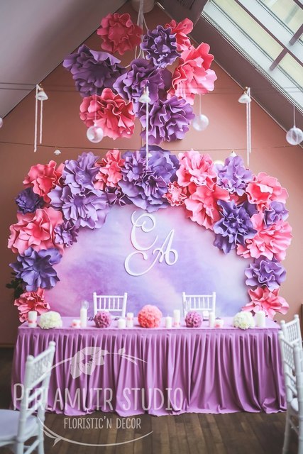 Шебби шик в Ресторан / Банкетный зал от Студия декора и флористики Perlamutr studio 5