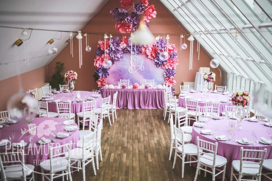 Шебби шик в Ресторан / Банкетный зал от Студия декора и флористики Perlamutr studio 10