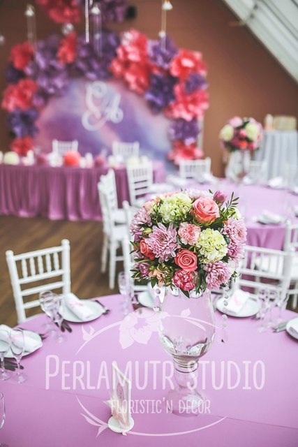 Шебби шик в Ресторан / Банкетный зал от Студия декора и флористики Perlamutr studio 14