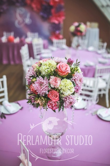 Шебби шик в Ресторан / Банкетный зал от Студия декора и флористики Perlamutr studio 15