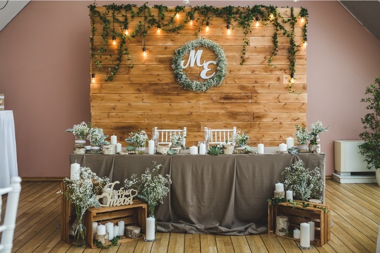 Рустик в Ресторан / Банкетный зал от Студия декора и флористики Perlamutr studio 6