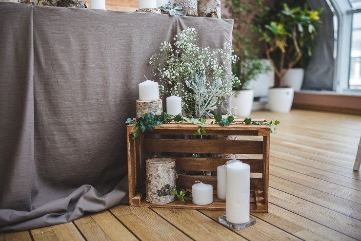 Рустик в Ресторан / Банкетный зал от Студия декора и флористики Perlamutr studio 7