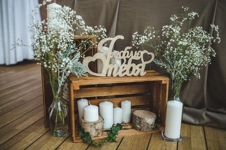 Рустик в Ресторан / Банкетный зал от Студия декора и флористики Perlamutr studio 8