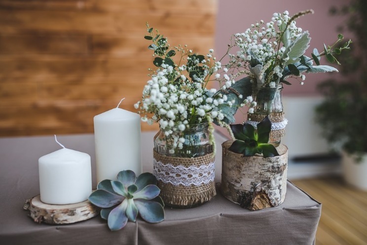 Рустик в Ресторан / Банкетный зал от Студия декора и флористики Perlamutr studio 10