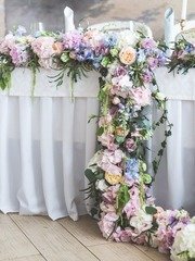 Президиум / Стол молодоженов в Шебби шик, Классика от Студия декора и флористики Perlamutr studio 2