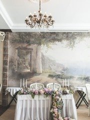 Президиум / Стол молодоженов в Шебби шик, Классика от Студия декора и флористики Perlamutr studio 1