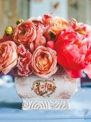 Президиум / Стол молодоженов в Шебби шик, Весенняя / Летняя от Студия декора и флористики Perlamutr studio 2