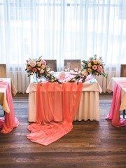 Президиум / Стол молодоженов в Шебби шик, Классика от Студия декора и флористики Perlamutr studio 2