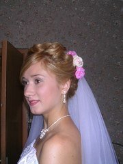 Высокие / Собранные, С аксессуарами / Цветами / Фатой от Свадебный стилист Ольга Силаева 1