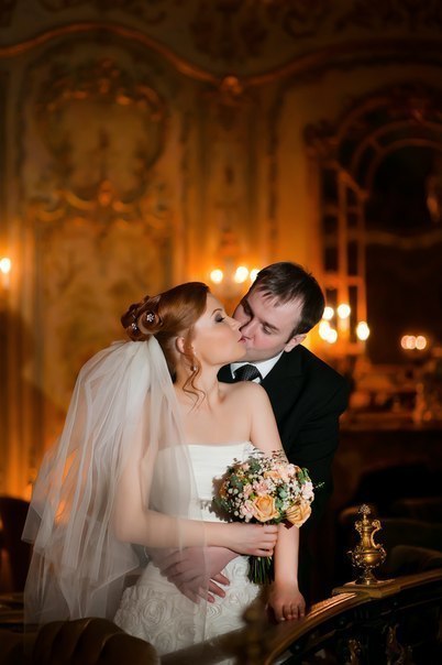 Высокие / Собранные, С аксессуарами / Цветами / Фатой от Свадебный стилист Ольга Силаева 2