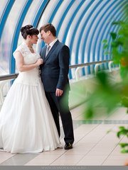 Высокие / Собранные, С аксессуарами / Цветами / Фатой от Свадебный стилист Ольга Силаева 2