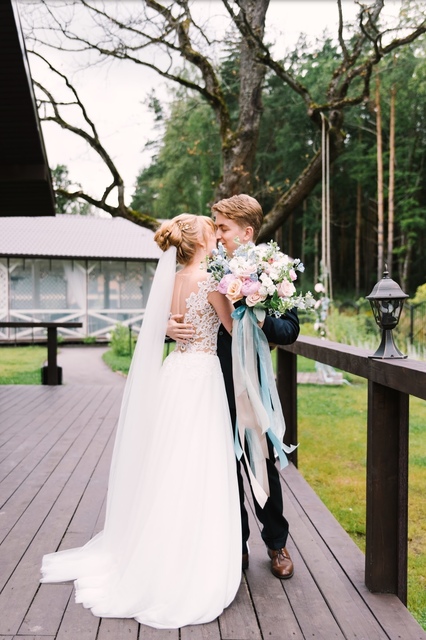 Шебби шик, Тиффани в Выездная регистрация, На веранде от Студия декора Magicweddings 12