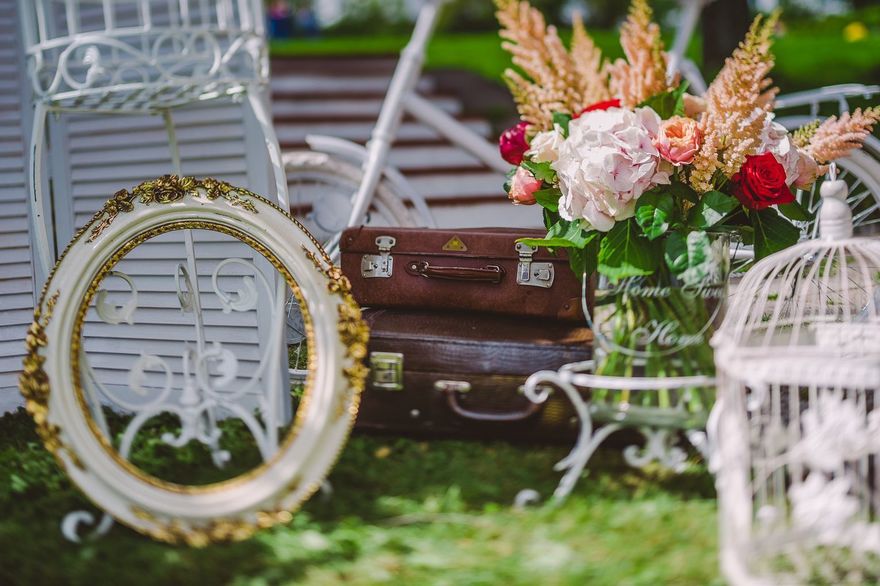 Шебби шик, Винтаж / Ретро в Выездная регистрация, Природа от Студия декора Magicweddings 6