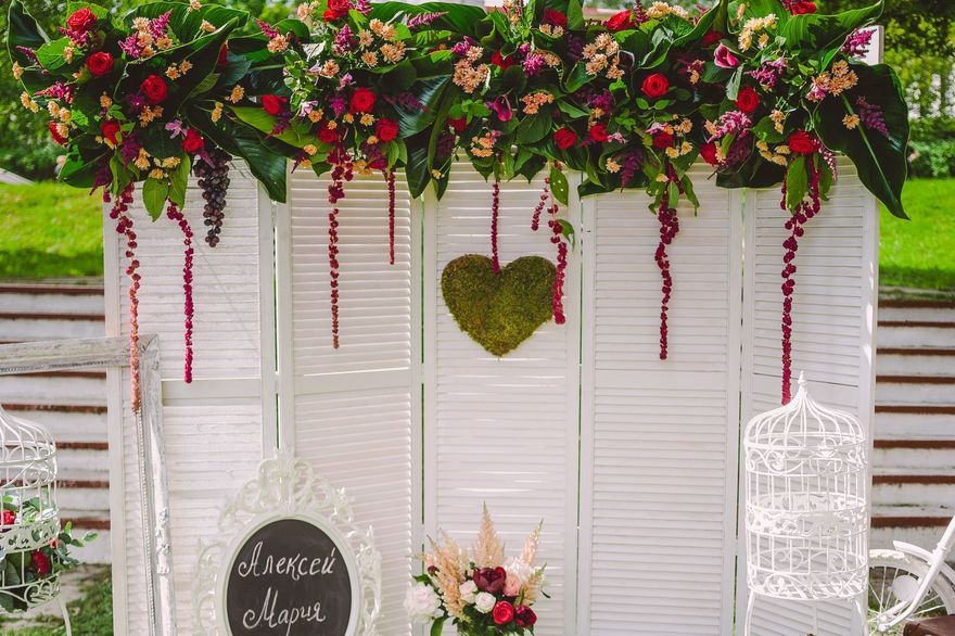 Шебби шик, Винтаж / Ретро в Выездная регистрация, Природа от Студия декора Magicweddings 14