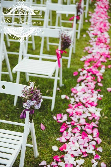 Шебби шик, Прованс в Выездная регистрация, Природа от Студия декора Magicweddings 13