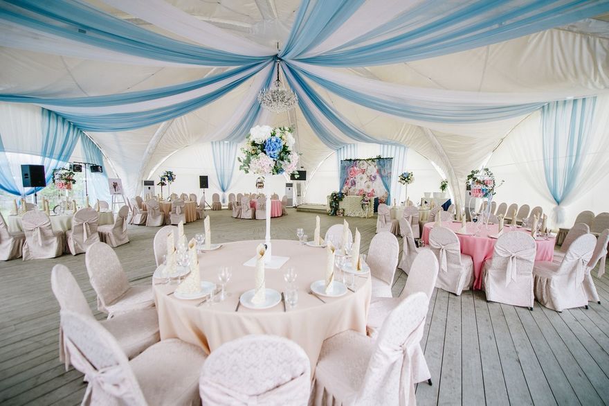 Классика, Шебби шик, Весенняя / Летняя в Выездная регистрация, Шатер от Студия декора Magicweddings 2