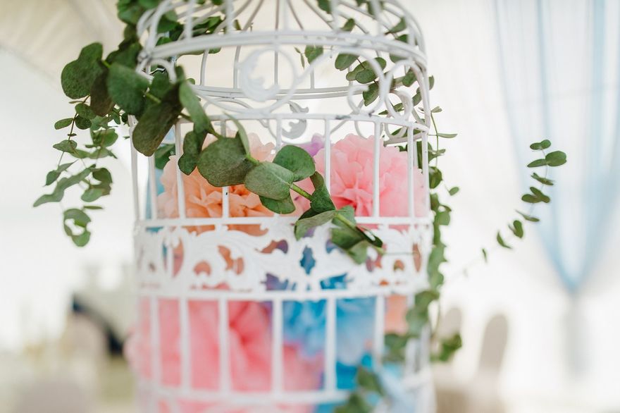 Классика, Шебби шик, Весенняя / Летняя в Выездная регистрация, Шатер от Студия декора Magicweddings 5