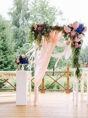 Выездная регистрация в Шебби шик, Весенняя / Летняя от Студия декора Magicweddings 2