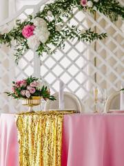 Президиум / Стол молодоженов в Шебби шик, Бохо от Студия декора Magicweddings 1