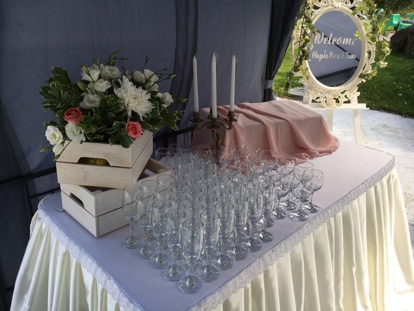 Шебби шик в Шатер от Свадебное агентство WeddingQueenLove 9