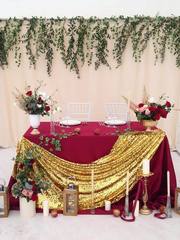 Президиум / Стол молодоженов в Бохо, Рустик от Студия декора Magicweddings 1