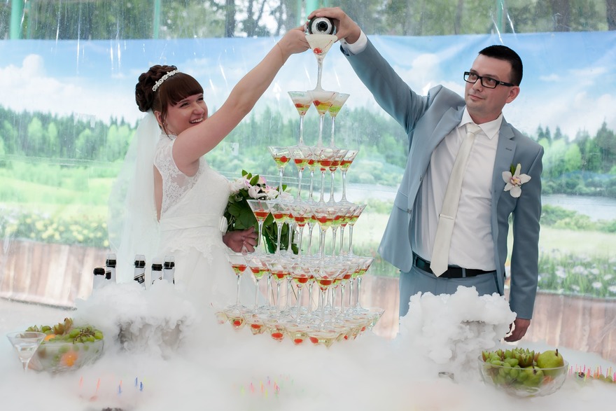 Свадьба Андрея и Татьяны, На седьмом небе от Свадебное агентство Подкова 3