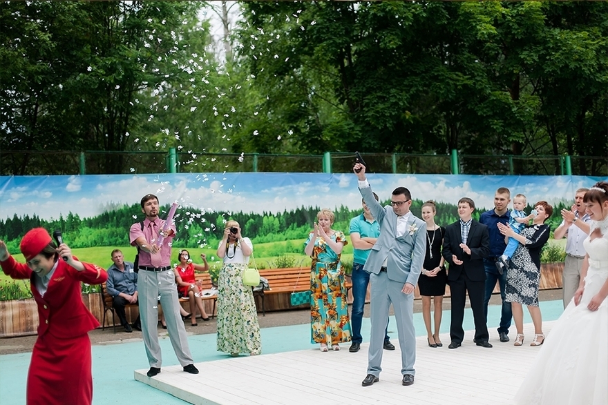 Свадьба Андрея и Татьяны, На седьмом небе от Свадебное агентство Подкова 11