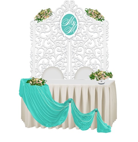 Бирюзовая свадьба Максима и Марины от Свадебное агентство Подкова 2