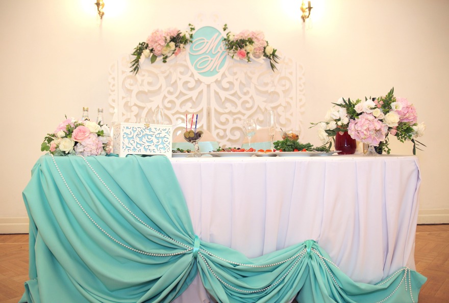 Бирюзовая свадьба Максима и Марины от Свадебное агентство Подкова 10