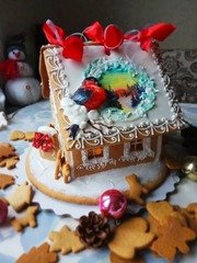 Несколько цветов / Разноцветные Сказочный домик-шкатулка от Свадебный сладкий стол под ключ 1