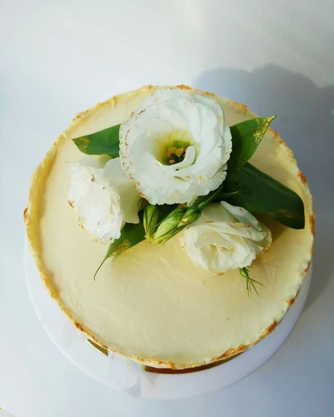 Крем / Сливки Одноярусные 2 от Свадебный сладкий стол под ключ