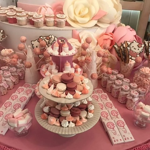 оттенки Розового Сладкий стол от Свадебный сладкий стол под ключ 1
