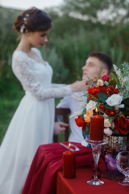 Свадьба цвета Марсала от Свадебное агентство Kaidanovich events 4