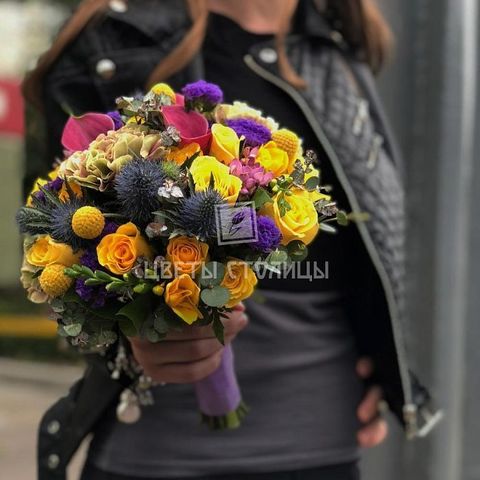 Классический круглый name от Студия декора и флористики Цветы Столицы 1