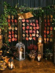 Шебби шик, Осенняя, Рустик в Ресторан / Банкетный зал, Выездная регистрация, На веранде, Природа от Студия декора и флористики Эндорфин 1