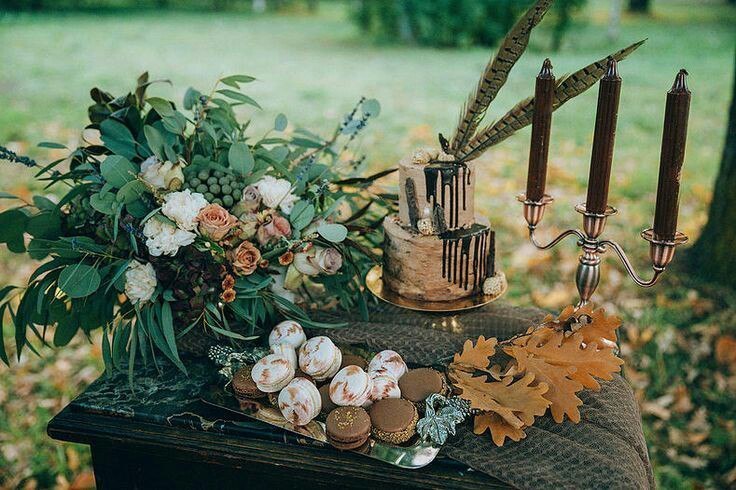 Шебби шик, Рустик, Осенняя в Выездная регистрация, На веранде, Природа, Ресторан / Банкетный зал от Студия декора и флористики Эндорфин 8