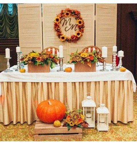 Шебби шик, Рустик, Осенняя в Выездная регистрация, На веранде, Природа, Ресторан / Банкетный зал от Студия декора и флористики Эндорфин 12