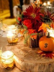 Столы и стулья гостей / Банкет в Осенняя, Рустик от Студия декора и флористики Эндорфин 1