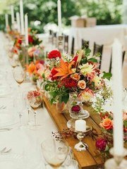 Столы и стулья гостей / Банкет в Осенняя от Студия декора и флористики Эндорфин 1