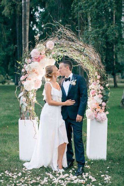 Шебби шик, Весенняя / Летняя в Выездная регистрация, Природа, Ресторан / Банкетный зал от Студия декора и флористики Эндорфин 6