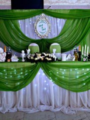 Президиум / Стол молодоженов в Шебби шик, Весенняя / Летняя от Студия декора и флористики Эндорфин 1