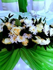 Президиум / Стол молодоженов в Шебби шик, Весенняя / Летняя от Студия декора и флористики Эндорфин 2