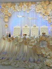 Президиум / Стол молодоженов в Шебби шик от Студия декора и флористики Эндорфин 1