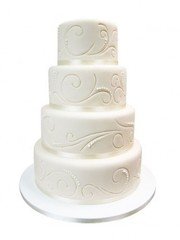 Мастика Многоярусный 1 от Кондитерская Boutique cakes