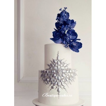 Мастика, Крем / Сливки Двухъярусные 1 от Кондитерская Boutique cakes