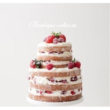 Голый торт Многоярусный 1 от Кондитерская Boutique cakes