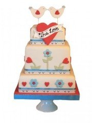 Мастика Трехъярусные 1 от Кондитерская Boutique cakes